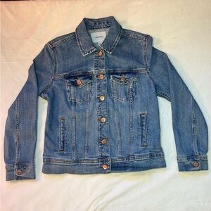 Old Navy Blue Jean Jacket Small Petite